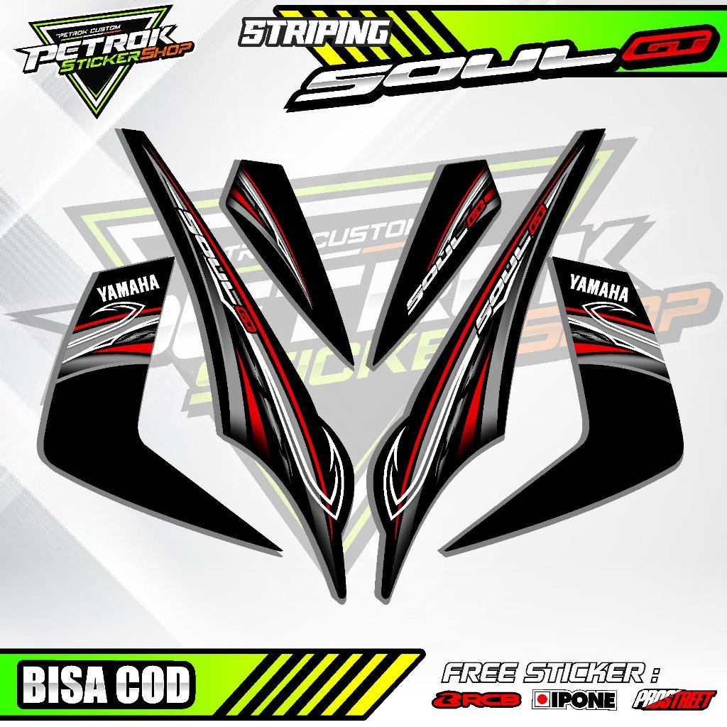 STRIPING VARIASI YAMAHA MIO SOUL GT / STICKER LIST VARIASI MOTOR MIO SOUL GT