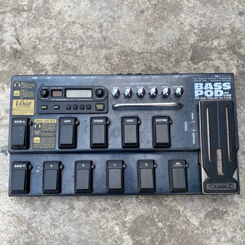 Efek Bass Line6 Bass Pod Original Second