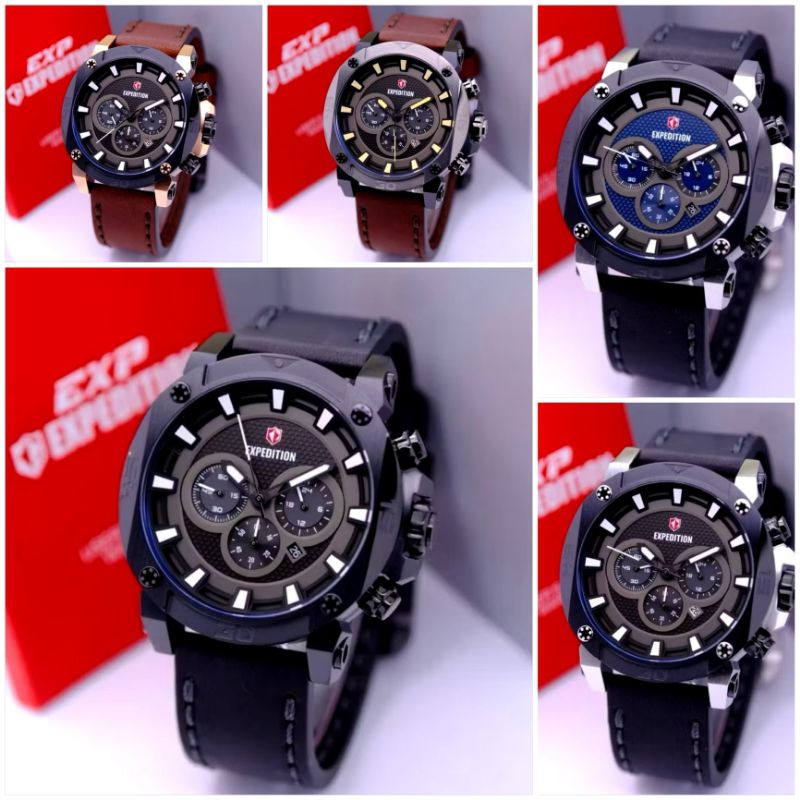 E6606 Jam Tangan Pria Expedition 6606 Original E 6606