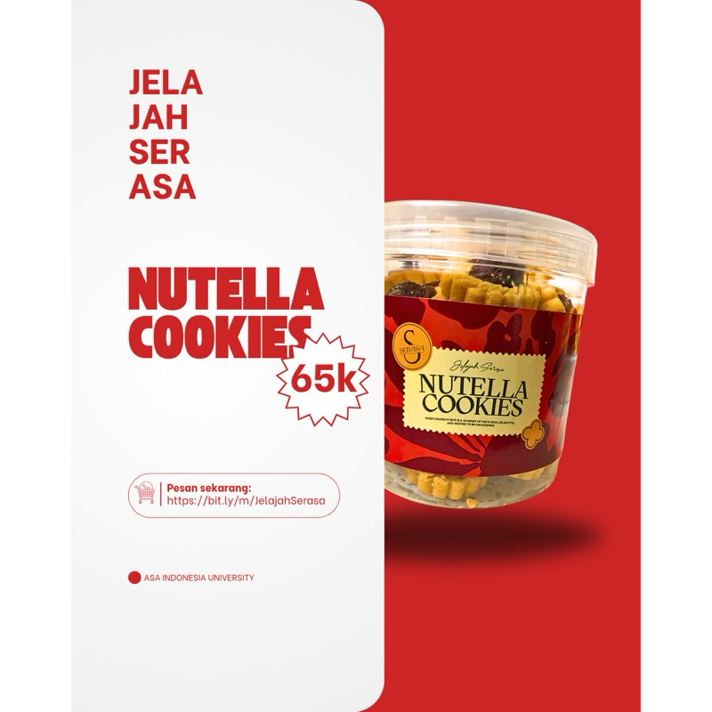 

KUE LEBARAN NUTELA COOKIES 250g