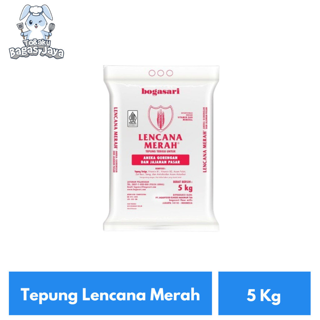 

Tepung Lencana Merah 5 Kg