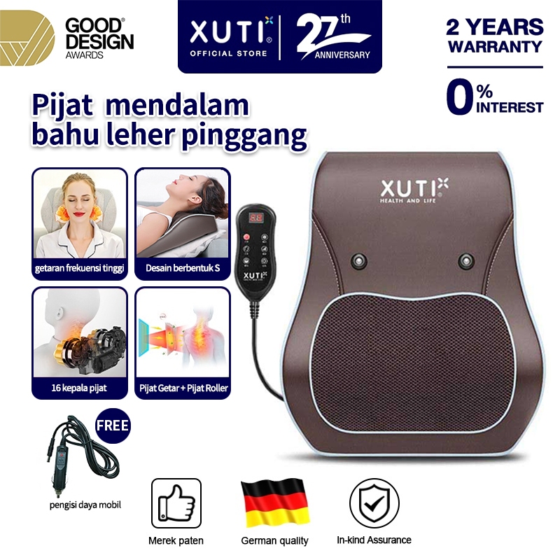Bantal Pijat Multifungsi / Bantal Pijat Panas Premium / Bantal Pijat Elektrik