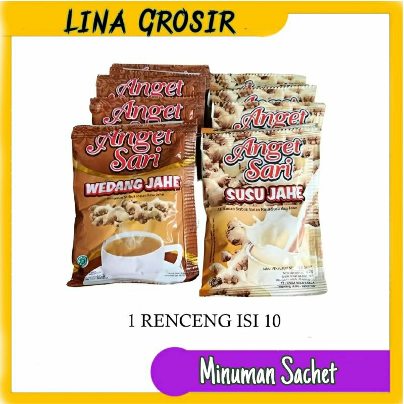 ANGET SARI Susu Jahe @ Wedang Jahe Renceng