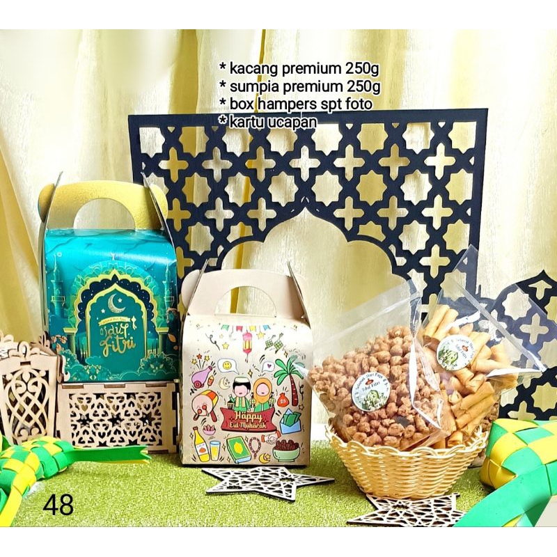 

Hampers Lebaran / Parcel Idul Fitri / Parcel makanan / cemilan / hantaran