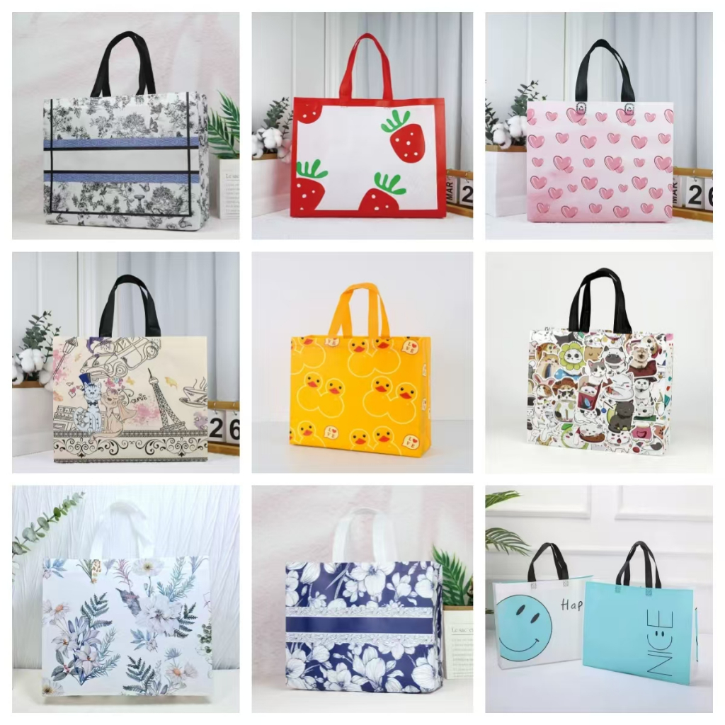 

Goodie bag-Tas Belanja tas Jinjing tas spunbond tas souvenir premium tebal dan kuat/Terlaris lipat jumbo/ waterproof/shopping bag WFB05