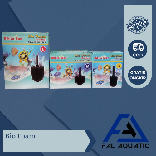 BIO FOAM FILTER NIKITA STAR  BIO FOAM S  BIO FOAM M  BIO FOAM L