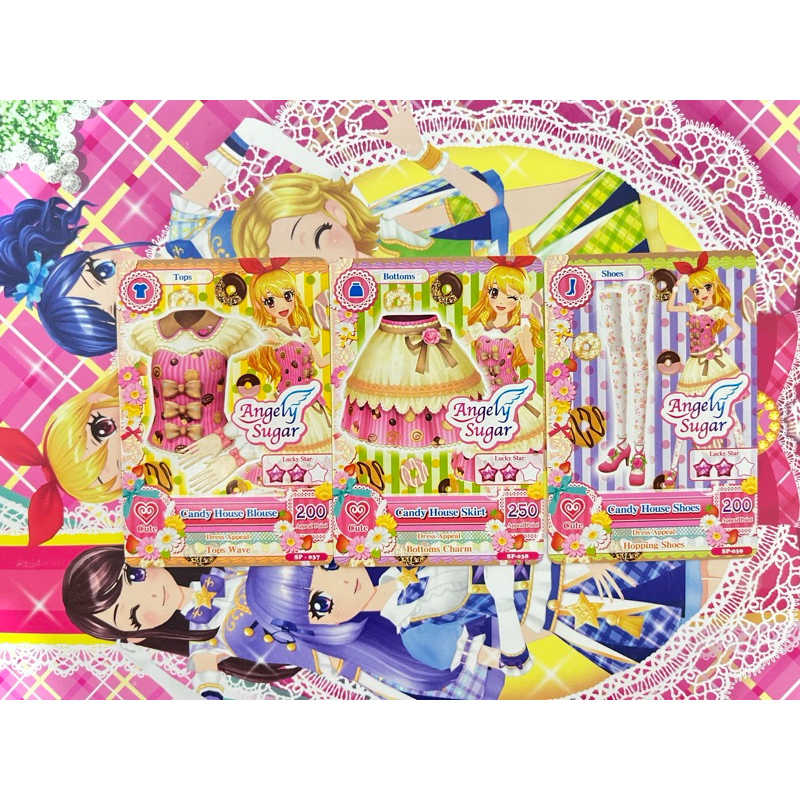 BOOKED Kartu Aikatsu Candy House Set Angely Sugar Promotion Ichigo Hoshimiya Original Langka Rare Of