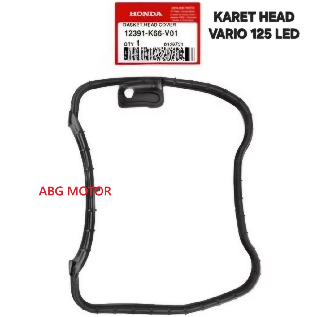 KARET CYLINDER HEAD DEKSEL VARIO 125 LED KODE K66 ORIGINAL 12391-K66-V01
