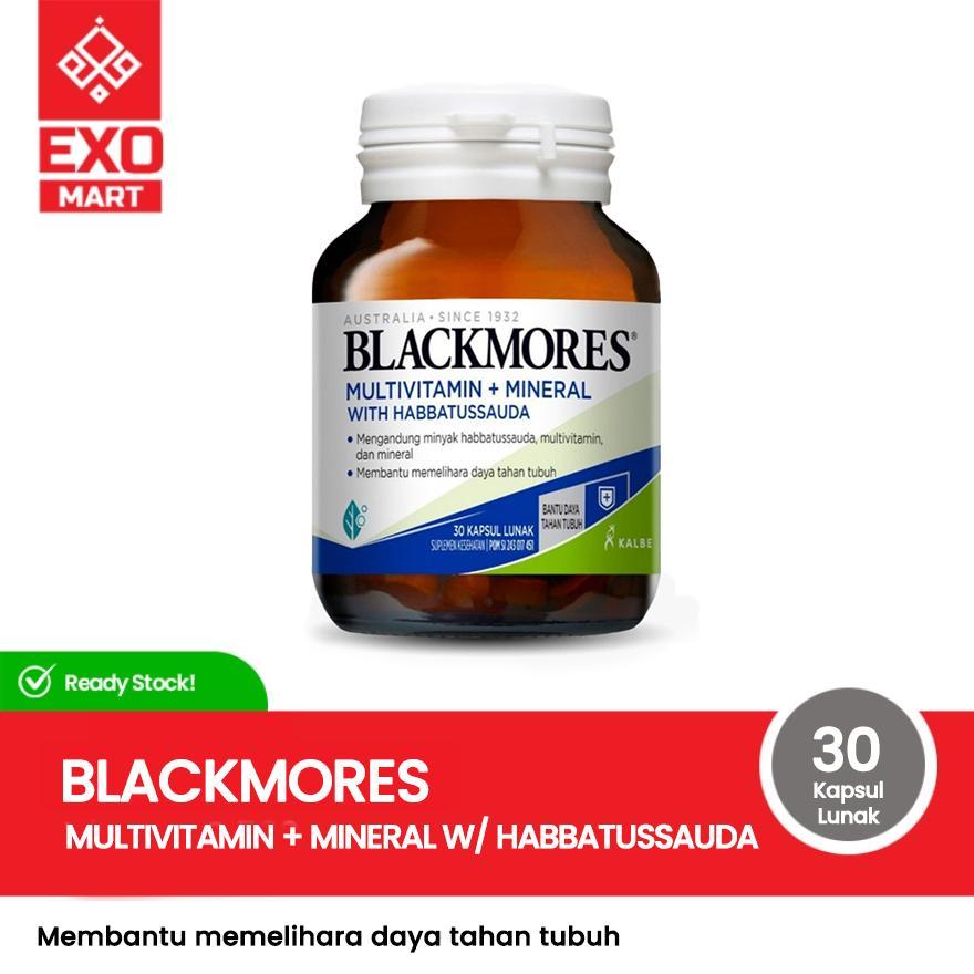 Blackmores Multivitamin Miineral + Habbatussauda 30 Kapsul Lunak