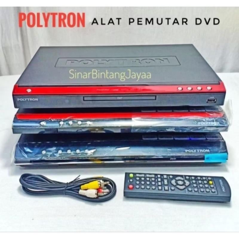 KARAOKE DVD PLAYER BERMEREK BRANDED TERKENAL BLURAY POLYTRON BLUE RAY KUAT AWET BANDEL VIDEO VCD SVC