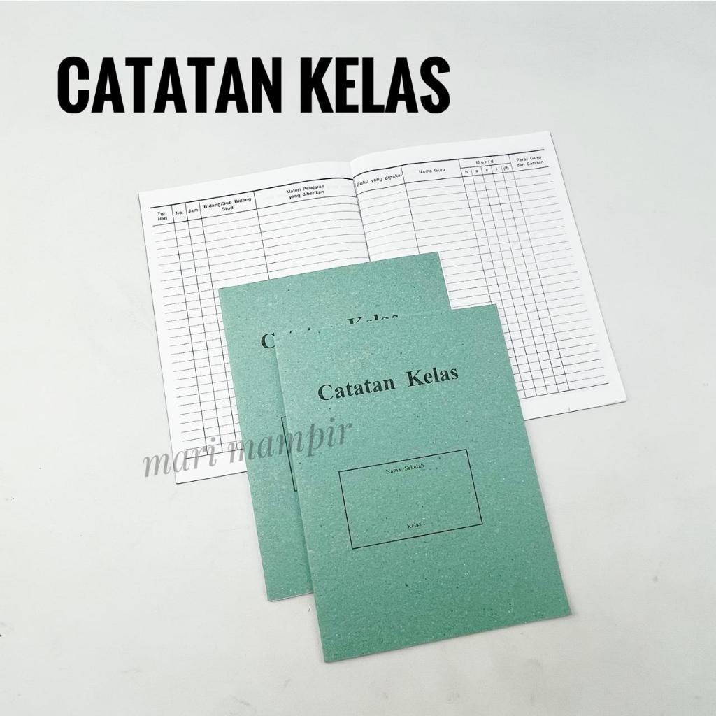 

BUKU CATATAN KELAS SEKOLAH ( 1 PCS )