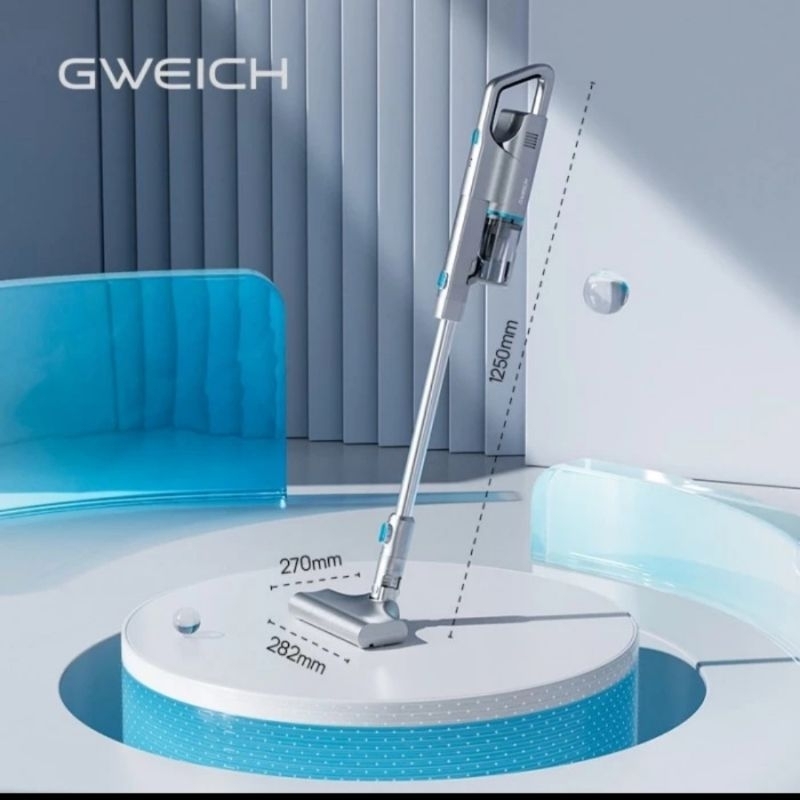 Gweich Vacuum Cleaner Portable Penyedot Debu Silver