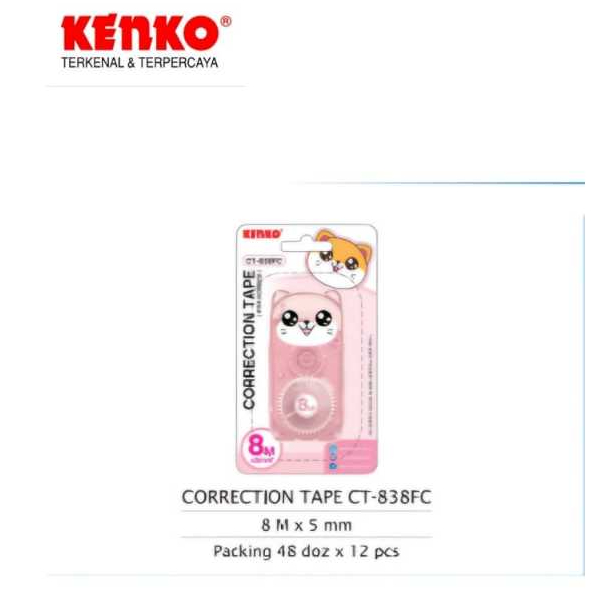 

KENKO CORRECTION TAPE / PITA KOREKSI CT-838FC (8M X 5MM)