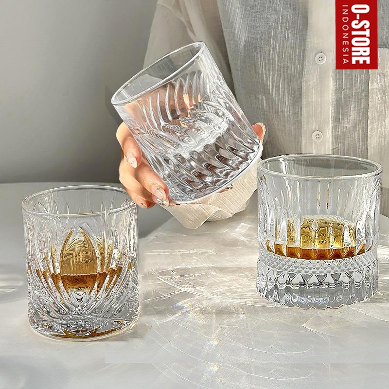 Gelas Wine Whisky Glass Gelas Kaca Aesthetic Ala Korea Gelas Minum Whiskey Gelas Minum Kaca Ceko
