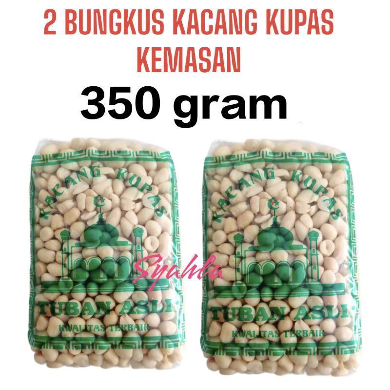 

diskon 2 bungkus kacang KUPAS 350 g bungkus kacang kupas tuban Alami Makanan