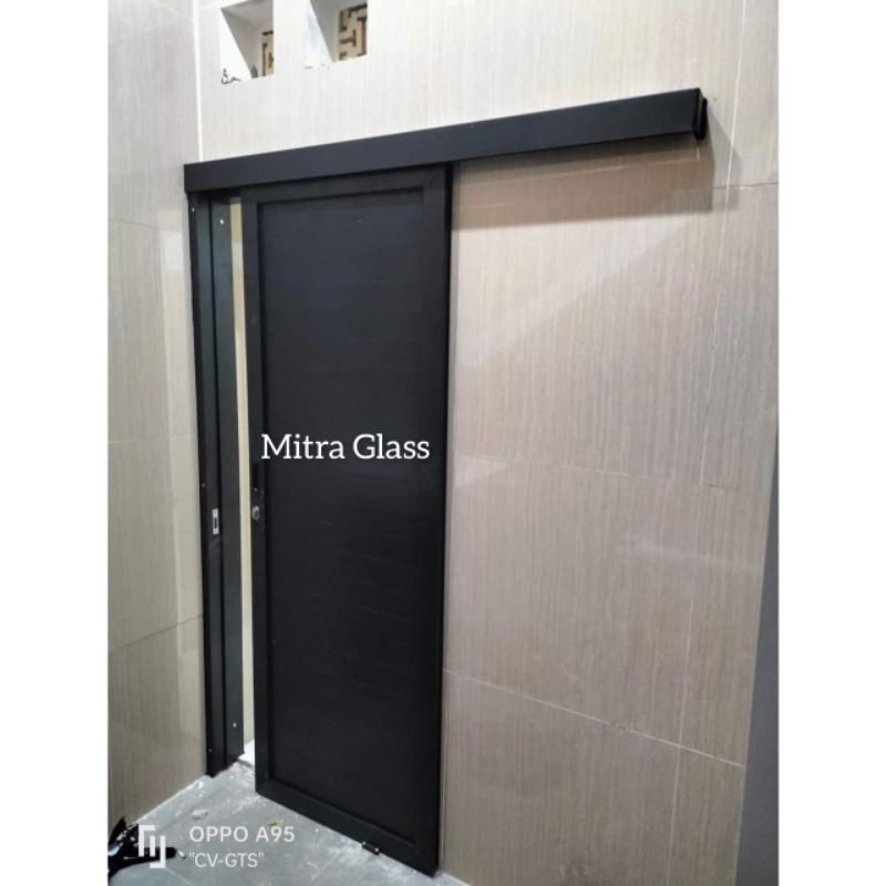 Pintu Sliding full Aluminium L90 x T220