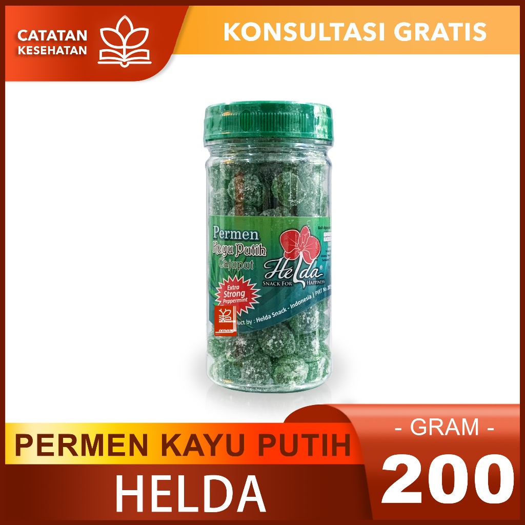 

HELDA PERMEN KAYU PUTIH EXTRA STRONG 200GR