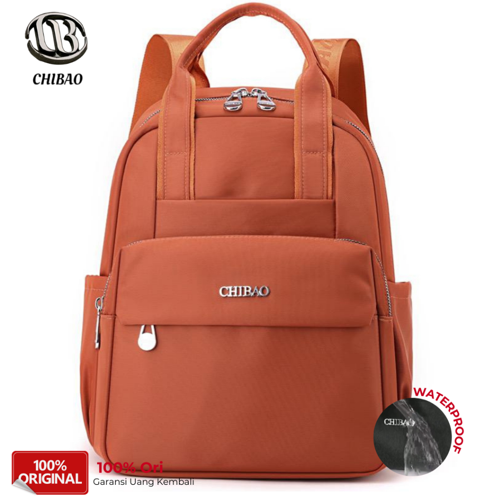 CHIBAO - Tas Ransel Terlaris 16020 Backpack Kerja Wanita Parasut