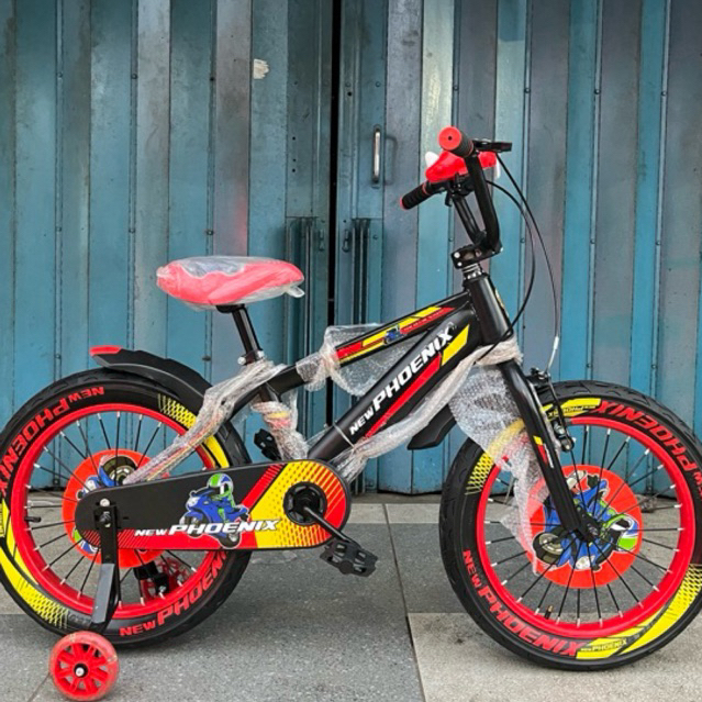 [PROMO] Sepeda Anak BMX 18 Inch New Phoenix (Musik+Lampu) Ban Pompa 3.0