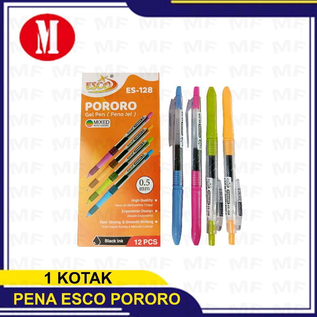 

Pena Esco Pororo Gel Pen 0,5mm ES-128 1 Kotak