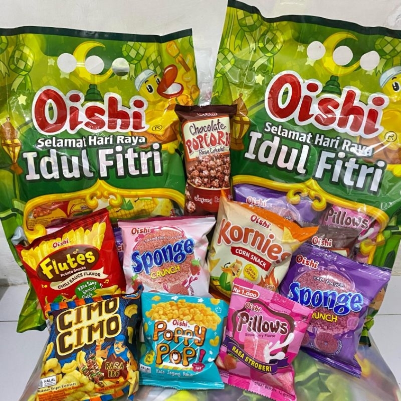 

(ISI 8) HAMPERS LEBARAN OISHI SNACK ANAK