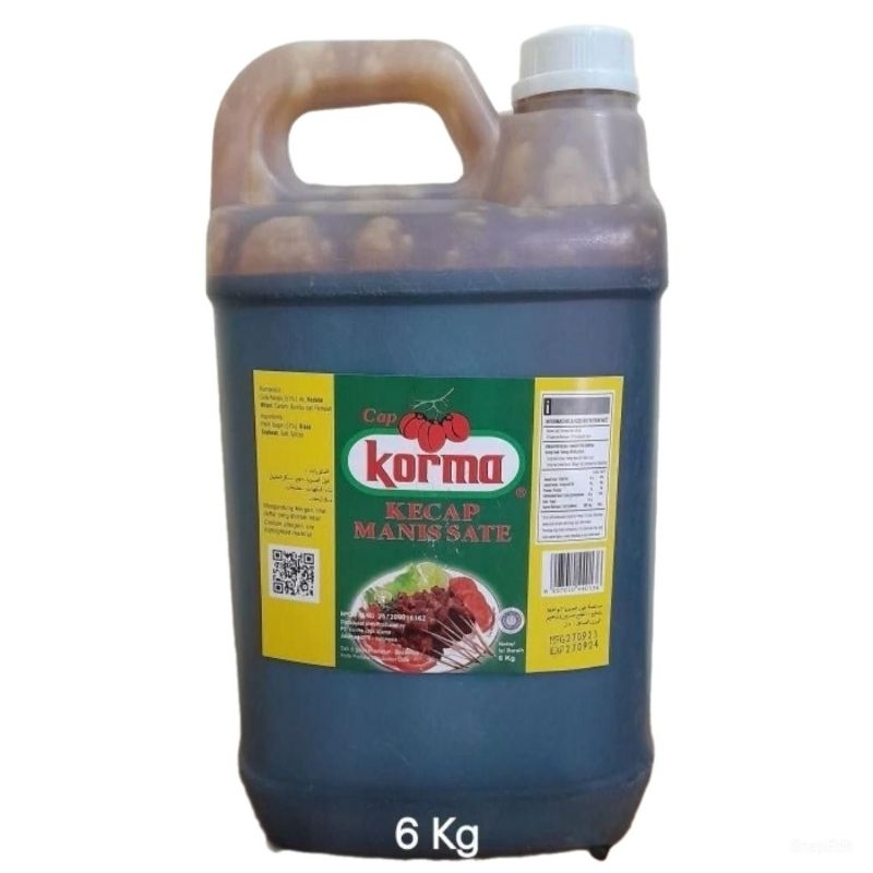 

Kecap Manis Sate Cap Korma Jerigen 5 Liter