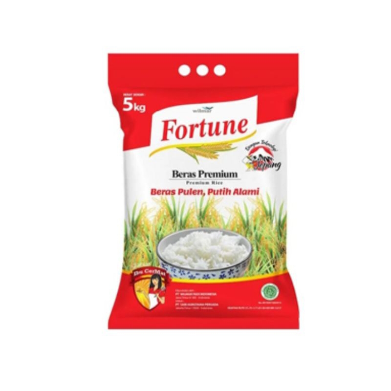 

BERAS - Fortune Beras Premium Beras Pulen ,Putih Alami