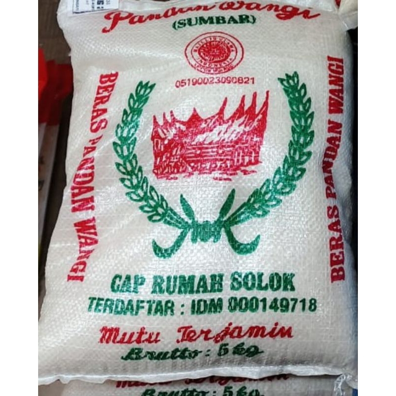 

BERAS- PW Beras Pandan Wangi Cap Rumah Solok 5kg/10kg