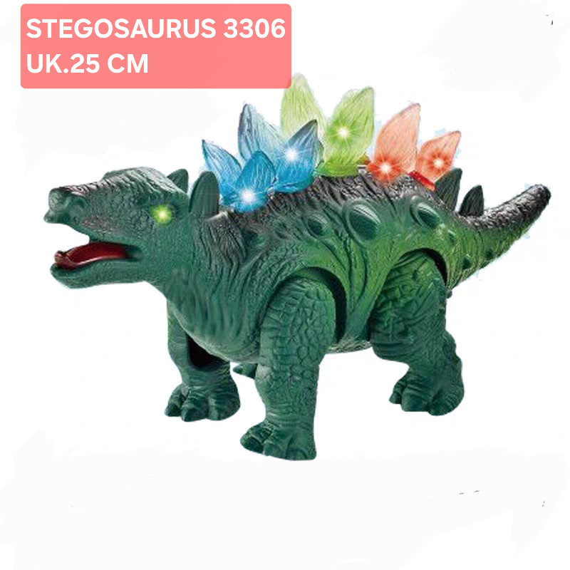 MAINAN DINOSAURUS STEGOSAURUS BISA JALAN DAN ADA SUARA 3306