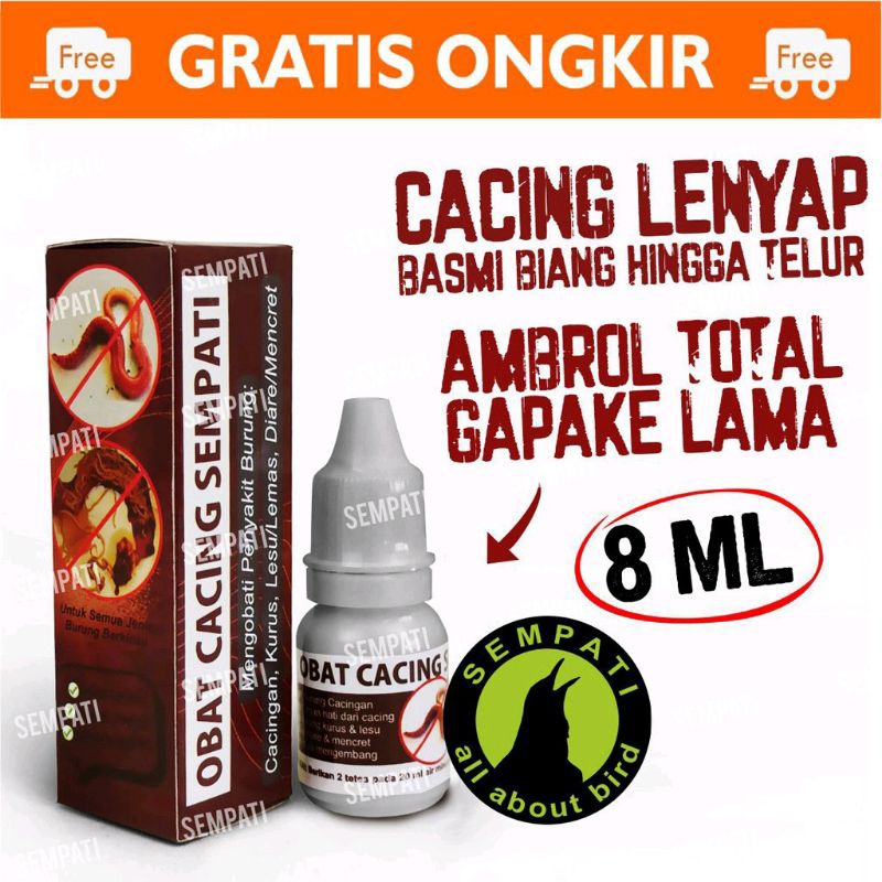 OBAT CACING SEMPATI MENGOBATI BURUNG SAKIT CACING KURUS LESU UNTUK MURAI OBAT CACING UNTUK SEMUA JEN