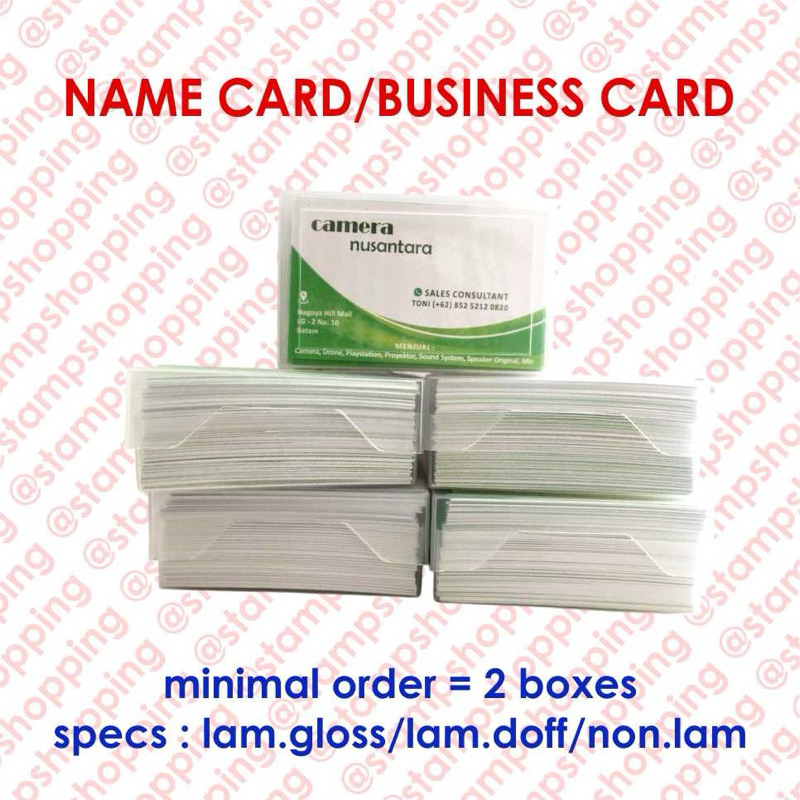 

[PRINTING] CUSTOMIZED NAME CARD