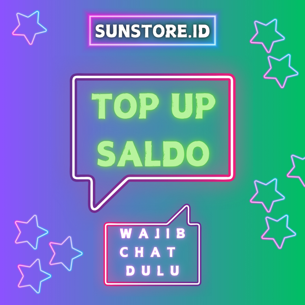 𝕊𝕀ℤ𝔼 MURAH TOP UP SALDO SUNSTORE AMANJAYA