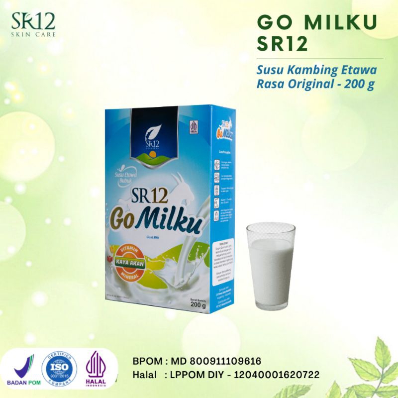 

GOMILKU ORIGINAL 200 GR SR12 SUSU BUBUK PREMIUM KAMBING ETAWA KESEHATAN IMUN TUBUH BUMIL BUSUI TINGGI KALSIUM RENDAH LEMAK PROMO DISKON BIG RAMADAN SALE PUNCAK GAJIAN MARET FLASH 25.3 TERMURAH TERLARIS TERKAIT TERBARU BEST SELLER