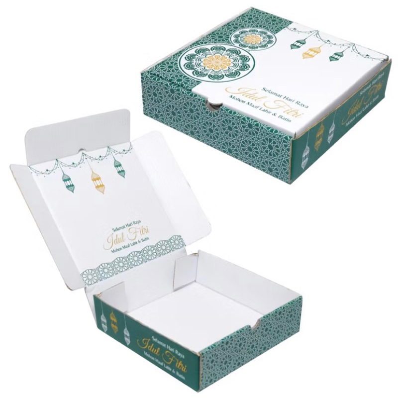 

(PENGIRIMAN INSTAN) Kotak Box Hampers Gift Idul Fitri Lebaran 24*24*7 free Ucapan
