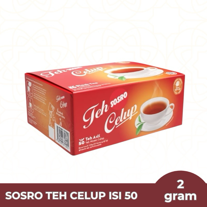 

Teh Celup Sosro 50 Bags - Teh Hitam berkualitas - Tea Bag