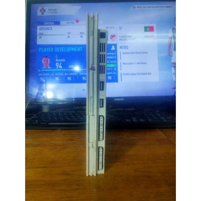 (orisinil semua) PS2 slim White seri 77xxx, dan hardisk 120gb full game