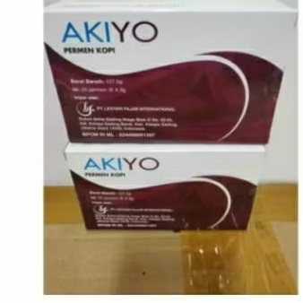 

candy akiyo 1 box isi 25 pcs asli ori