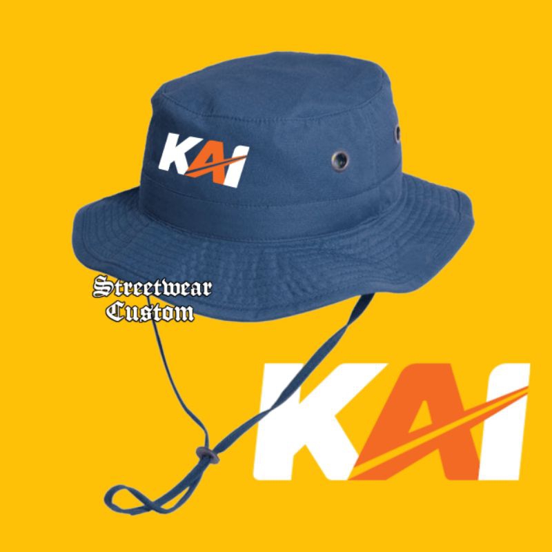 KAI / Topi Rimba Gunung Outdoor Adventure Casual / Jungle Hat Hiking Hat Fashion Cowok Cewek / Keret