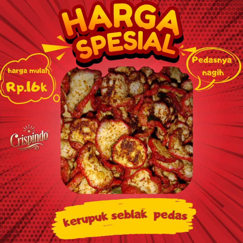

Kerupuk Seblak Kering Pedas Daun Jeruk 500gr (crispindo)