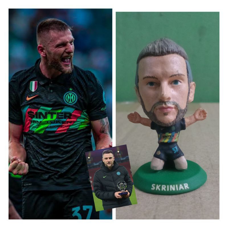 Figure Soccer Soccerstarz Repaint Remodel Skriniar Inter Milan