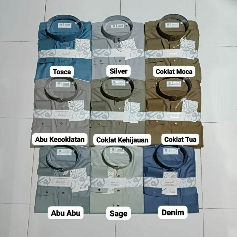 COD GAMIS JUBAH AL HARAMAIN ORIGINAL BAHAN WOLL LENGAN PANJANG MANSET MODEL 07