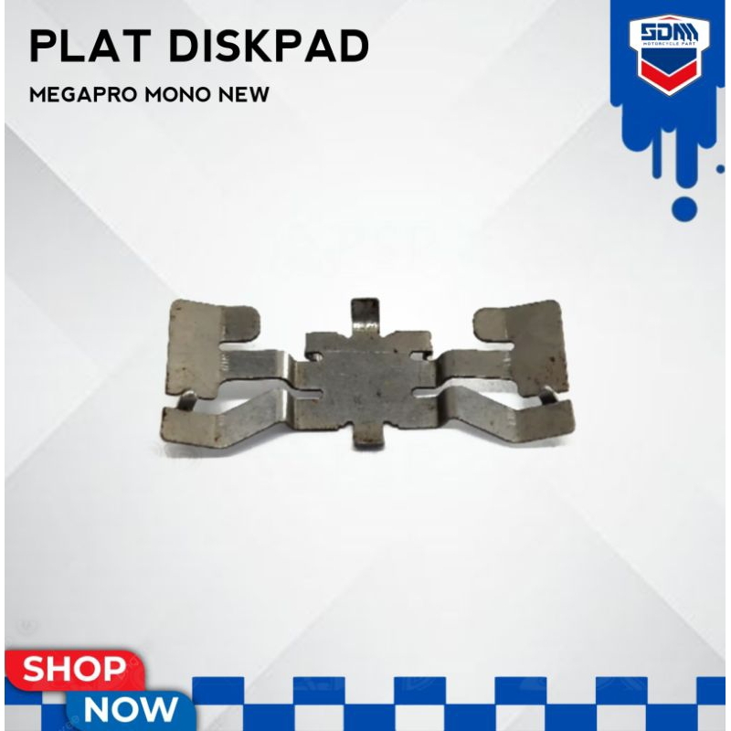 PLAT DISKPAD MEGAPRO NEW (DEPAN) - PLAT SENG TAHANAN DISPAT DISPAD KAMPAS REM