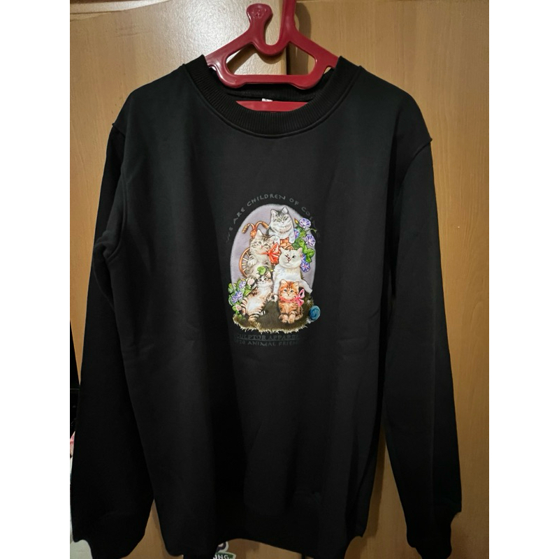 Baju Sweater Animal cat Korean style Kaos Vintage