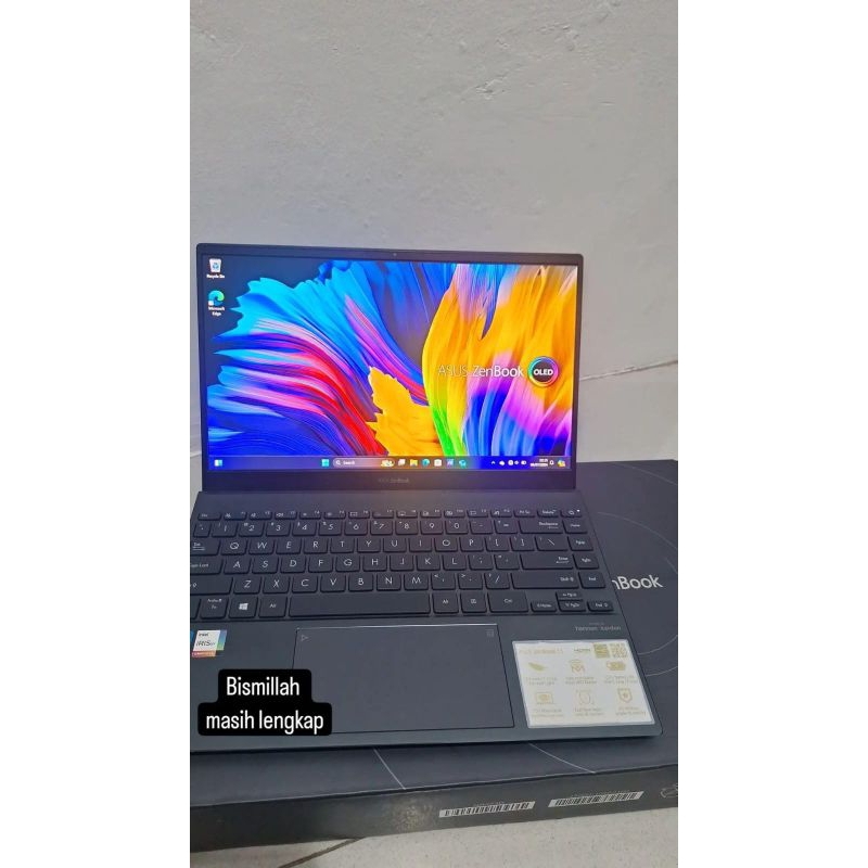 Asus Core i7 Gen 11 OLED Ram 16GB Fullset lengkap normal lancar