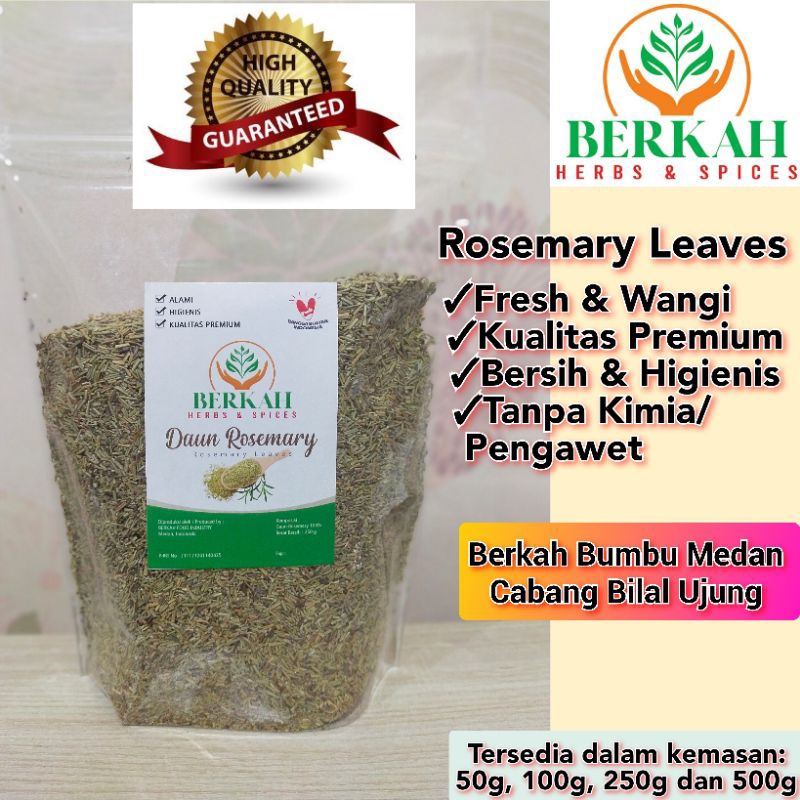 

Rosemary Leaves Kering 250g 500g Kualitas Premium Halal Tanpa Pengawet