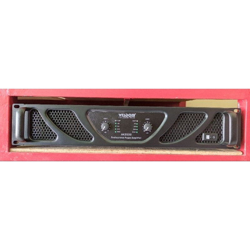 Power Wisdom AK2600 / Power Amplifier 2 channel wisdom