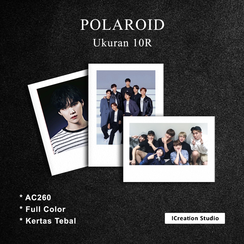 CETAK FOTO POLAROID 10R TEBAL