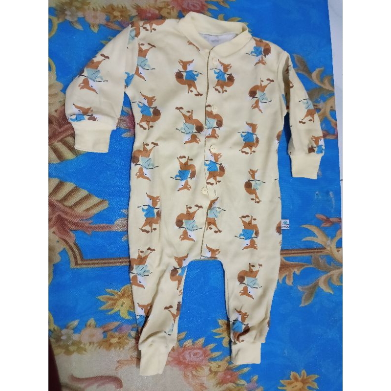 Preloved baju sleepsuit bayi merk little owl