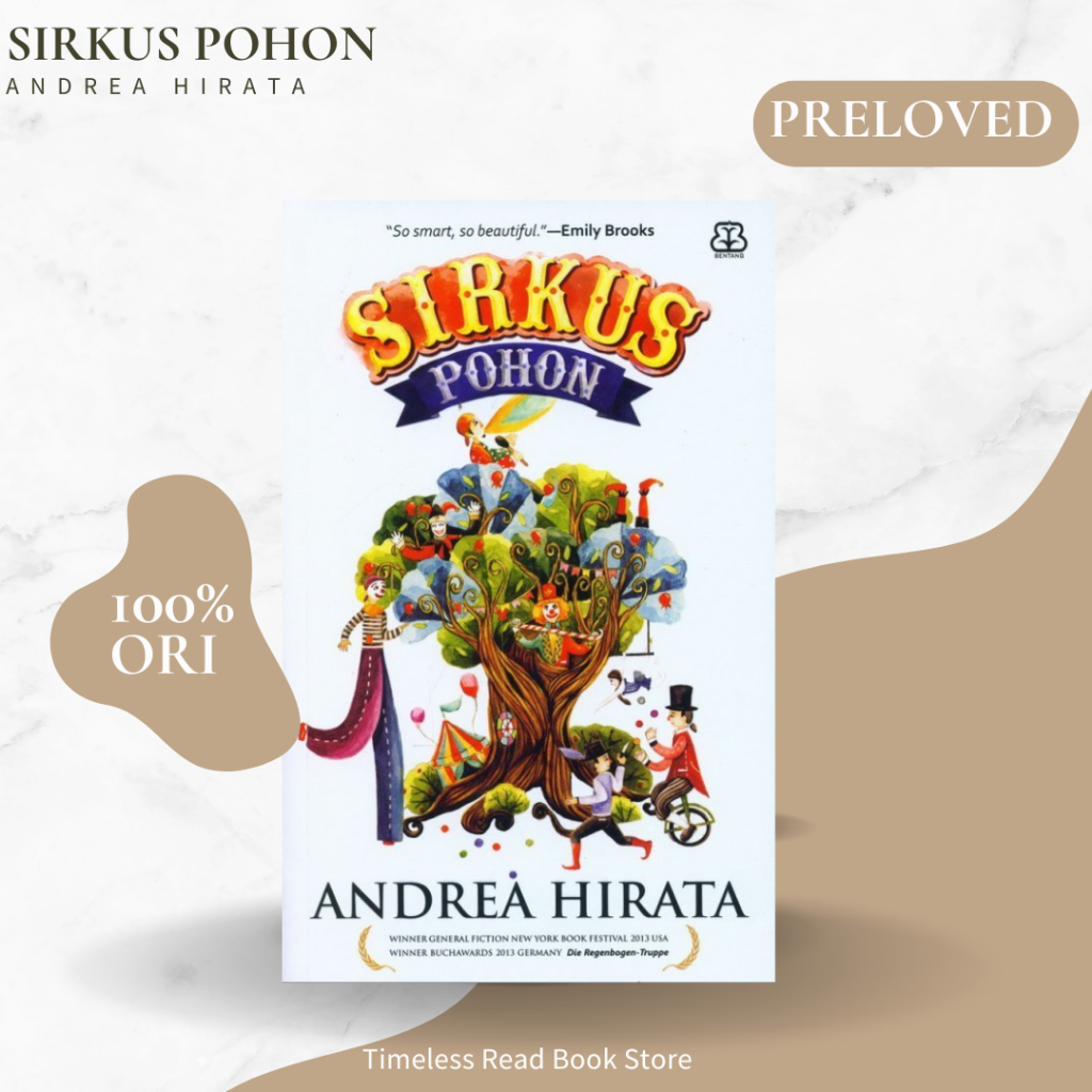 Harga Tanpa Admin 60.000 Jual Buku Sirkus Pohon Karya Andrea Hirata Preloved Original