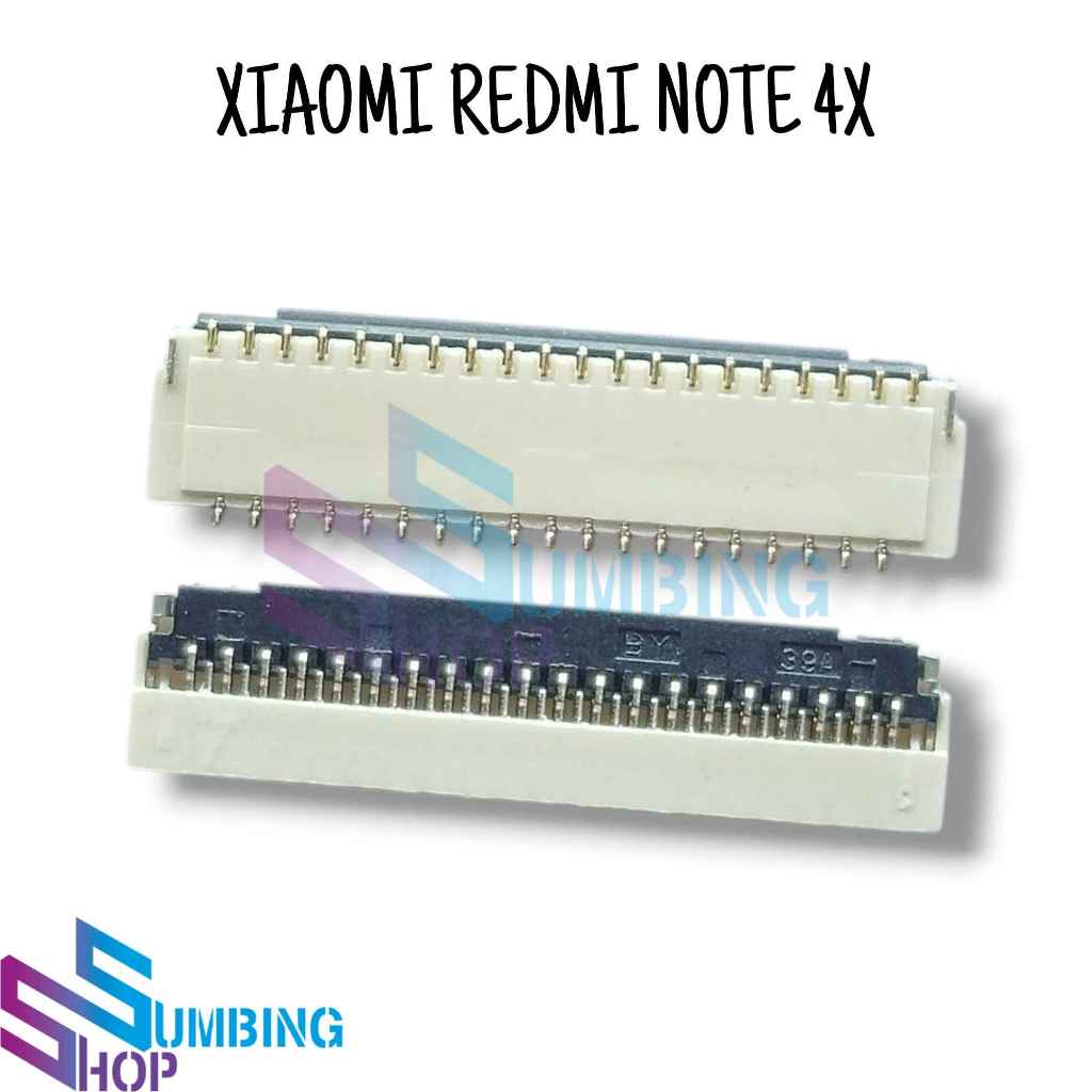 Konektor Lcd Soket Connector Lcd Fpc Xiaomi Redmi Note 4X